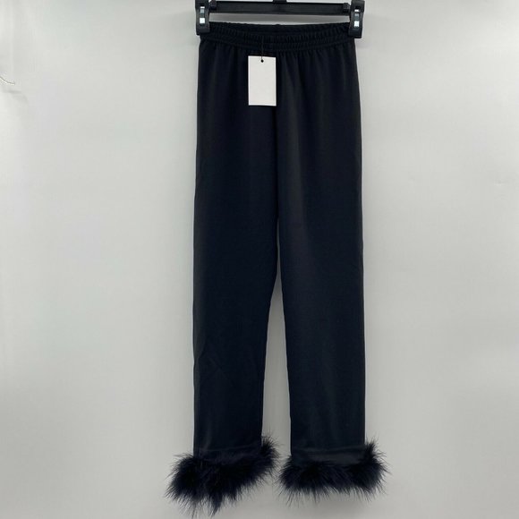 Sleeper Women’s Weekend Chic 2-piece Lounge Set Pajamas Feather Black sz XS NWT - Picture 5 of 7